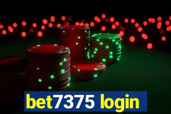 bet7375 login